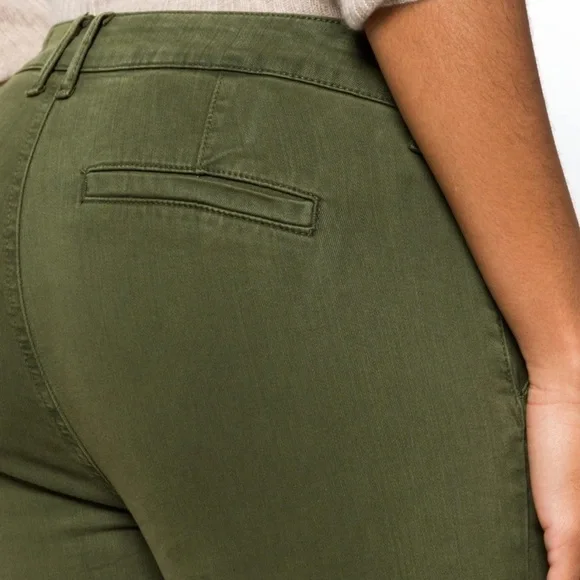 STUDIO BLUE Women's size 29 Military Olive mid-rise skinny pants NWT